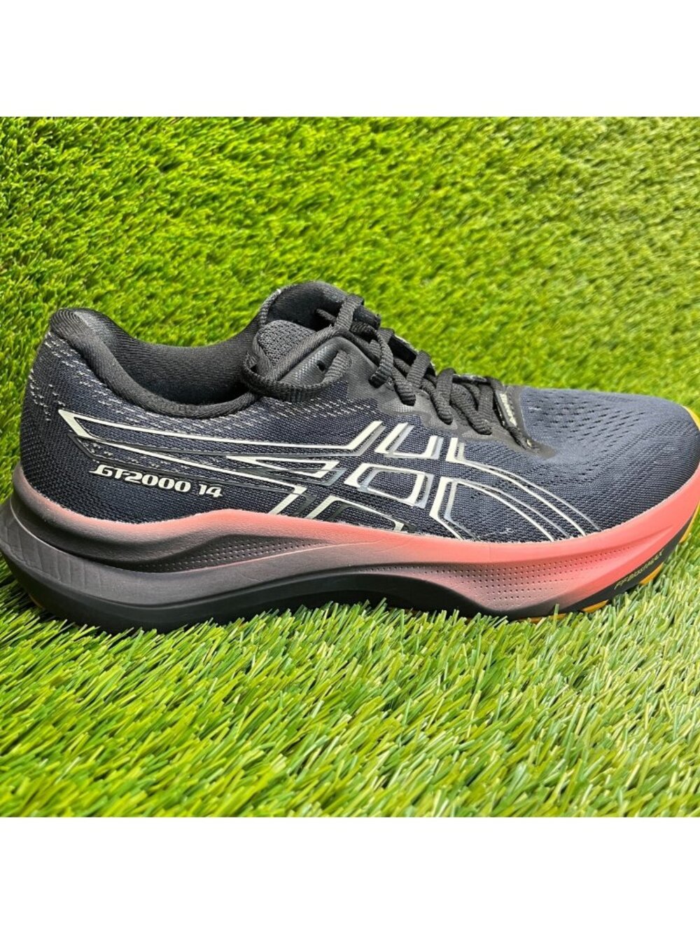 Asics GT-2000 14 GTX Womens Size 10 Black Pink Athletic Running Shoes Sneakers